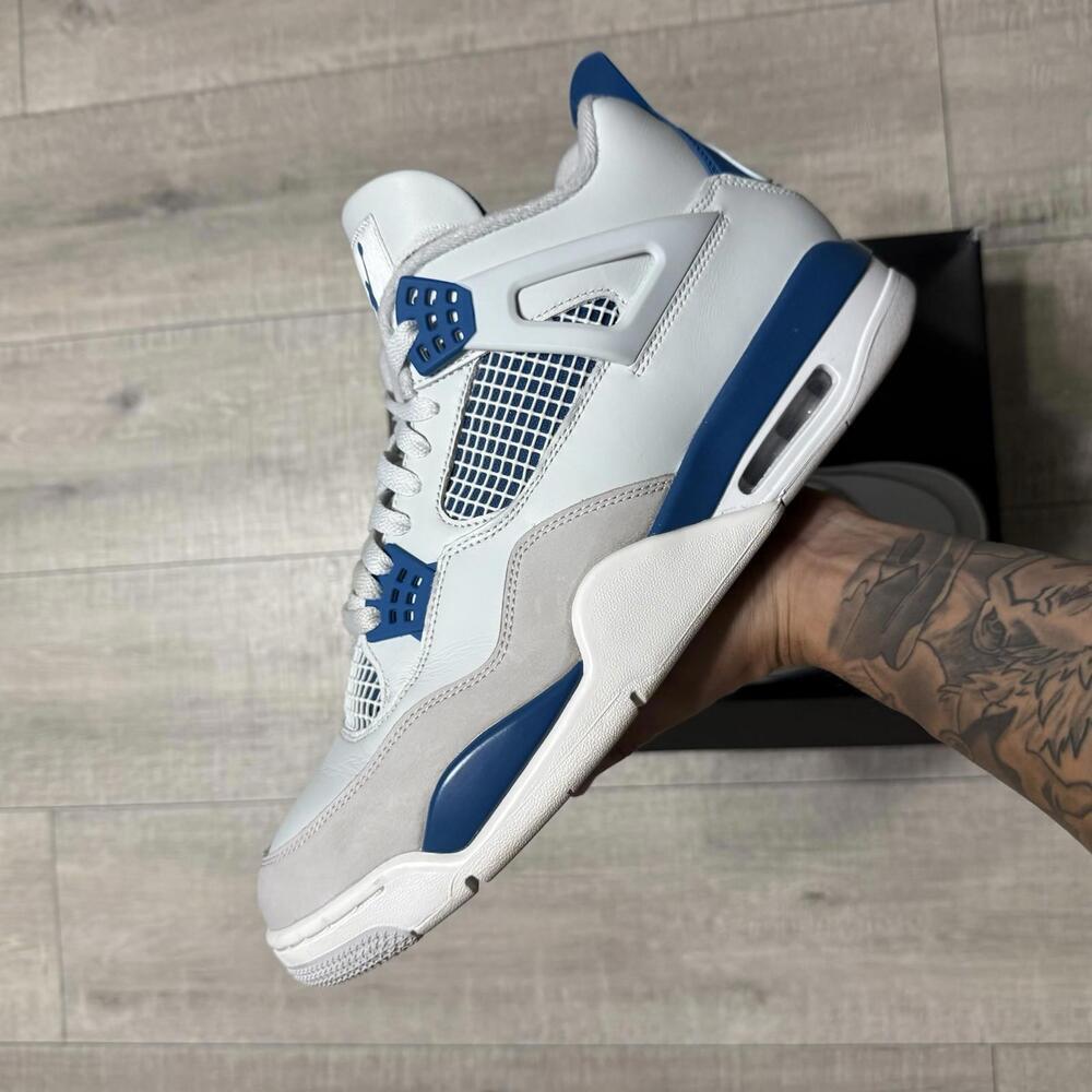 Nike Air Jordan 4 Retro 2024 Military Blue FV5029 141 Size 13 Men - Picture 3 of 12